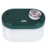 1L USB Powered Desktop Double Spraying Humidifier with Ambient Night Light for Home OfficeGreen V1294-YM0901-3113200162413