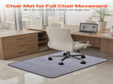 Chair Mat, 915 x 1225 mm Office Chair Mat for Hard Floors, Floor Protector for Rolling Chairs, V952-YZDDDBMYDJX367H7F001V0