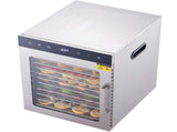 10 Trays Food Dehydrator Machine Stainless Steel 800W Jerky Fruit Drying V952-SPF100548800WDQGIV3