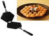 1x Aluminum Alloy NOn stick DIY Eggettes Pan Egg Bubble Cake Baking Mold Plate Using for Home V1294-YM0722-JYA01565