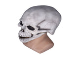 Scary Skull Mask with Movable Jaw Flexible Latex Halloween Costume Party Props Cosplay V1294-YM0714-3117210187711