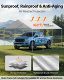 VEVORport Replacement Canopy, 6 x 3 m Potable Garage Tent Top Tarp, UV-Resistant & Waterproof V952-CKPB10X20FTHHVXKO001V0