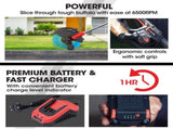 Baumr-AG 20V Cordless Line Trimmer Whipper Snipper Electric Garden Tool, 2.0Ah Lithium Battery V219-PLTCLSBMRALT3
