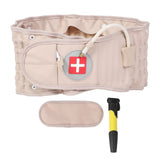 Lumbar Inflatable Traction Belt Support Back Pain Strain Relief Waist Belts MassagerBeige One Size V1294-YM0901-3117200100611