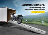 60' X 12' X 2.5'Aluminum Trailer Ramps 6000LBS Total Beavertail Hook End 1 Pair 2 Ramps V952-LHJPD60X12IN2ZZ01V0