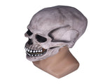 Scary Skull Mask with Movable Jaw Flexible Latex Halloween Costume Party Props Cosplay AccessoryDark V1294-YM0714-3117210187712