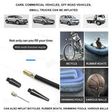 4WD Car Pump Truck 12V 150PSI Car Air Compressor Portable Tyre Deflator Inflator V201-BAZ0512BL8AU2