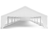 Wallaroo 12m x 6m Outdoor Event Gazebo Party Tent Marquee Wedding Canopy Shade - White GAZ-CPT-612