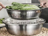 4 Pcs Kitchen Mixing Bowls with Grater Lid Stainless Steel Construction V1189-LWWAL-20260327-04661