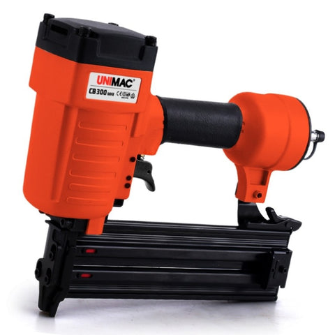 UNIMAC CB300 18-64mm 14ga Concrete Finishing Nail Gun, Heavy Duty Pneumatic Air T-Nailer V219-NALCONUMCBCB3