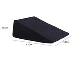 2x Cool Gel Memory Foam Bed Wedge Pillow EG0134-30X2