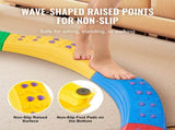 Balance Beam Stepping Stones, 8 PCS Toddler Balance Boards Non-Slip Textured Surface & Rubber Pads, V952-ETPHMSJ8BSJ886XKSV0