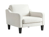 Artiss Armchair Lounge Accent Chair Linen Fabric Beige UPHO-C-ARM-LIN-BG