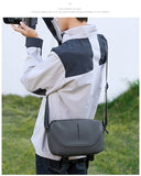 Gray Black Travel Crossbody Bag Camera Bag Photography Bag Travel Accessories High-Quality V1347-127-BLA-49017