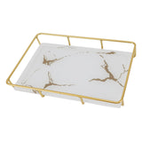 Bathroom Vanity Tray Modern Stylish Anti Slip Kitchen Sink Countertop Storage Organizer L White V1294-YM0710-3112230084113