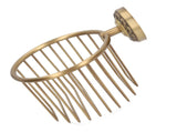Brass Antique Toilet Roll Holder Punch Free Stable Wall Mount Paper Towel Rack for Bathroom V1294-YM0626-3112220089411
