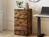 Levede File Cabinet Document Organiser 3 Lockable Drawers Vertical Cabinet HO0607-BR-AU