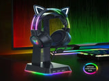 Gaming Headset with Detachable Cat Ear Microphone V1142-TM601099531896344