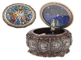 Vintage Music Box with 12 Constellations Rotating Goddess Twinkling LED Light V1294-YM0901-JY20436-10