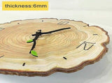 Silent Vintage Wall Clock Wood Wall Clock, Kitchen Wall Clock, Retro Vintage Wall Clock for Home V1263-JX-2682
