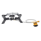 Camping Stove Portable Split Foldable Cassette Stove with Quick Ignition System for Outdoor V1294-YM0901-3111250014611