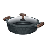 Resto Ran Black Shallowpot D28 DS-RE93906