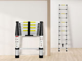 Traderight Multipurpose Ladder Telescopic 3.2M Silver 3.2 Meter HW0076-3.2M