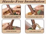 Mini Bag Replacement Thin Shoulder Strap with 2 Adapters for Longchamp,Imitation Pearl Bead Purse V1337-EO-2WSG-O1RH