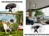 Ceiling Hook for 360 Degree Swivel Hanging Chair Wood, Yoga Swing, Veranda Suspension, Playground V1237-MS-626-299