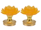 2 Set LED Buddhist Light 3 Color Adjustment Buddha Lamp Plug In Flower Light for Home Buddhist V1294-YM0714-3115210177213