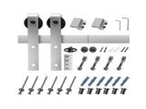 8FT Sliding Barn Door Hardware Kit, 330 LBS Weight Capacity, Compatible with 42 to 48 Inches Width & V952-HDSMDGDGDM2D9X4QD001V0