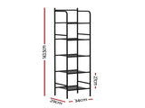 Artiss 2X Floor Standing Corner Shower Caddy 5 Tier Bathroom Organizer Black BSR-A-5T-142HX2