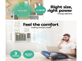 Devanti Window Air Conditioner 2.7kW WAC-09H-WH