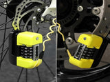 4-Digit Combination Disc Brake Lock, Portable Anti-Theft Security Lock for Motorcycle, Bicycle and V1308-DSZKI-1191-2