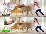 Furniture Leg Caps 30-45mm Transparent Non-Slip Felt Pads Floor Protectors Chair Table Feet Covers V1258-DP02-BOL-718