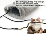 Heated Pet Bed with USB Power, Foldable Cat Dog Sleeping Bag with Soft Fleece, Adjustable V1341-ZY-ZNX8JESR-GREY
