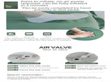 Ultralight TPU Inflatable Camping Mattress 195x70x10cm Portable Press Pump Sleeping Pad V888-ELOSUNG44514
