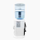 Luxurious White Benchtop Hot and Cold-Water Dispenser with Filter Bottle and LG Compressor V502-AIMEXSO1100HE20