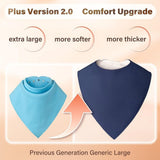 XL Adult Bibs for Elderly Men, Adult Bibs Teleport for Women, Special Needs Kids, Dark V1369-AZ3-W-18957
