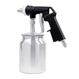 Aluminum Air Type Sandblasters Practical Sandblasting Tool With 1000ml Capacity For Various Surfaces V1192-AZ-W-23601