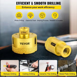 Diamond Drills 4PCS Diamond Hole Saw 25/35/50/68mm Tile Hole Saw Kit Vacuum Brazed Diamond Drill V952-JT420355068MMJN3HV0
