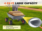 Dump Cart, Poly Garden Dump Cart with Easy to Assemble Steel Frame, Dump Wagon with 2-in-1 V952-SLZXTC600B005GQJAV0