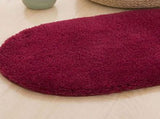 Door Mat Oval Slip Proof Indoor Door Carpet Moisture Absorption Soft Comfortable Plush Bathroom Rug V1294-YM0716-3112220052118