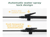5L Professional Shoulder-Strap Pressure Sprayer with Fiberglass Wand - Multi-Purpose Manual Pump V888-ELOSUNG45906