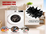 410mm Flexible 6 Rods Cleaning Brush Industrial Nylon Home Chimney Cleaner Kit Dry Duct Rotary Dryer V1192-AZ-W-29434