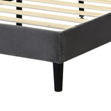 Levede Bed Frame Double Size Mattress Grey BF1045-D-GY