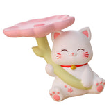Cat Statue Storage Tray Resin Stable Base Multi Function Cute Cat Sculpture Table Decoration for V1294-YM0901-3115230050111