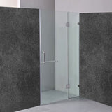 110 x 200cm Wall to Wall Frameless Shower Screen 10mm Glass By Della Francesca V63-830791