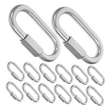 Quick Link Chain Connector 20pcs Heavy Duty Galvanized Iron for Chains and Ropes V1366-AZ2-W-15364
