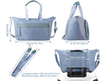 Travel Bag - Women's Travel Bag - Sports & Fitness Bag - Yoga Bag - Sports Bag - Carry-On Luggage V1265-260-SKY-BLUE1
